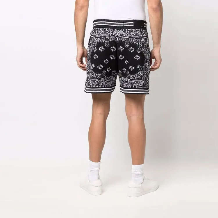 AMIRI Bandana Crochet Basketball Shorts-4