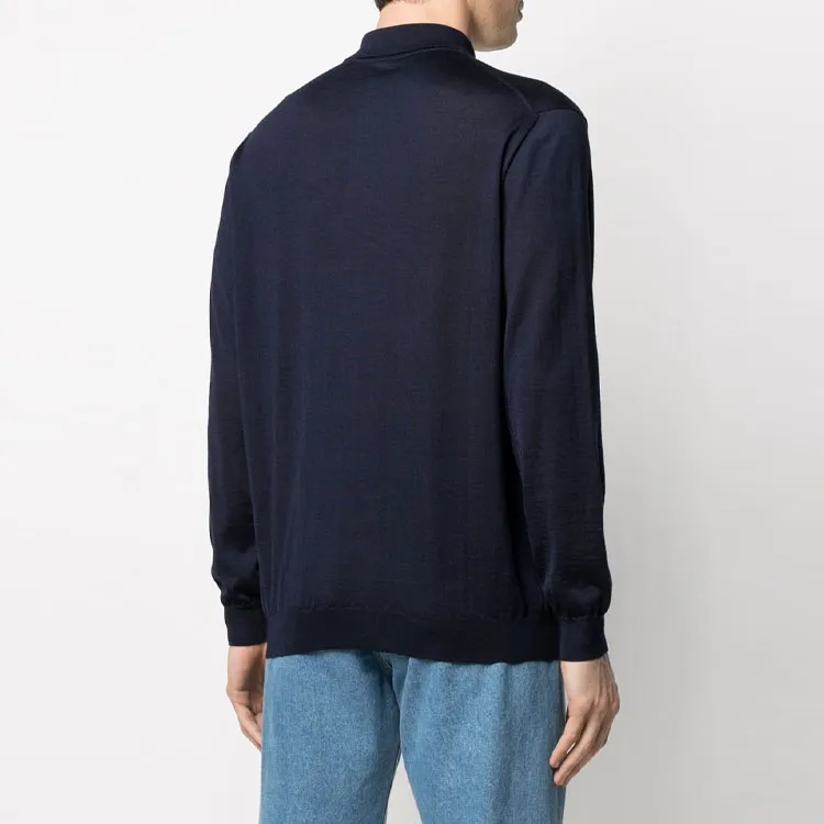 MALO Polo Shirts Men Blue-4