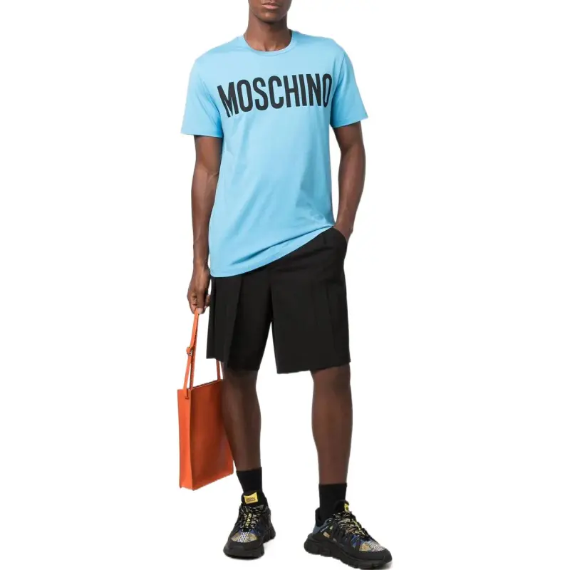 MOSCHINO T Shirts Men Blue-1