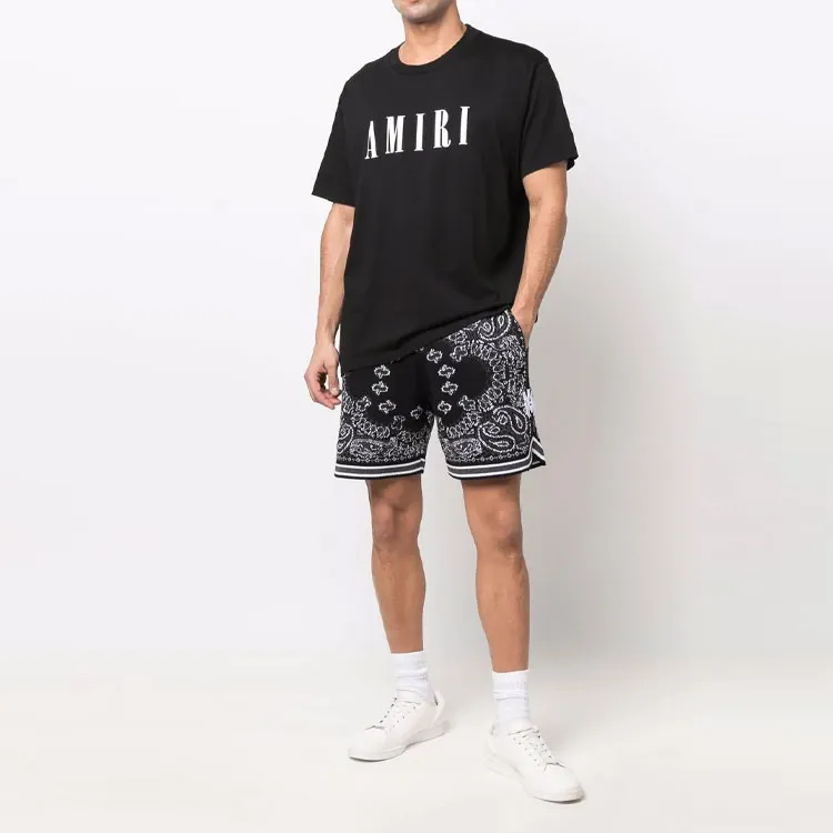 AMIRI Bandana Crochet Basketball Shorts-2