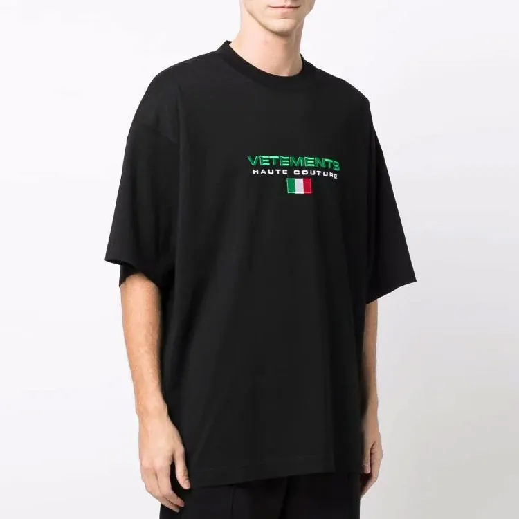 Vetements T Shirts Unisex Black-3
