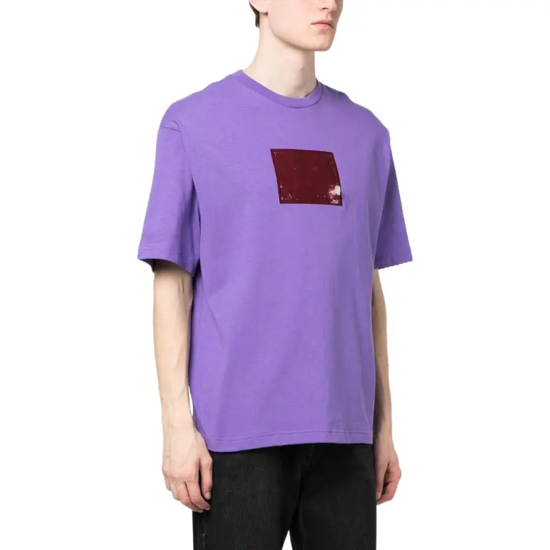 Acne Studios Graphic Patch Detailed Crewneck T Shirt-2
