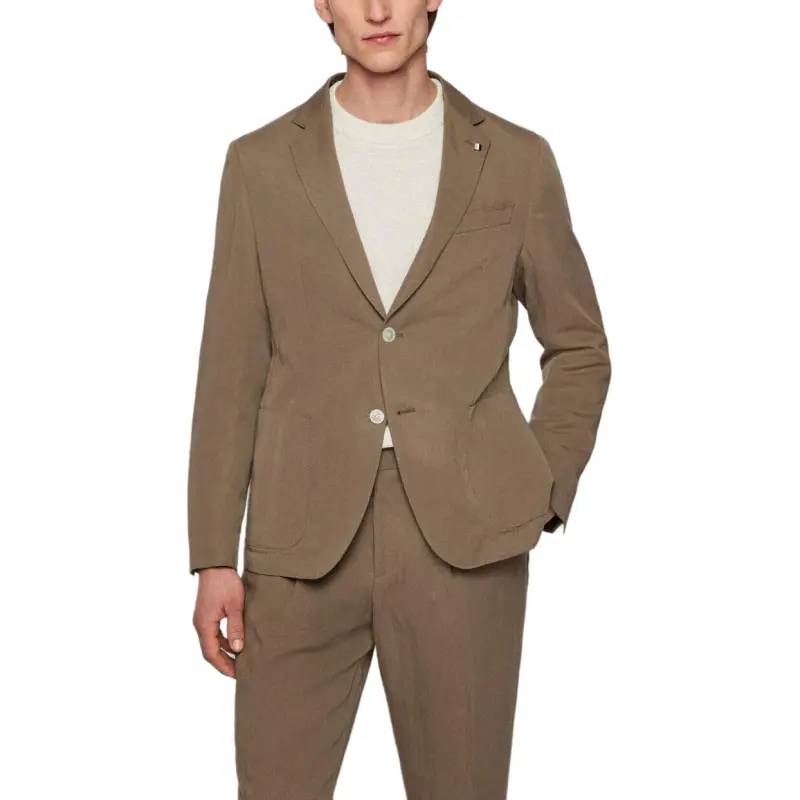 HUGO BOSS Business Suit Coat Men's Khaki-2