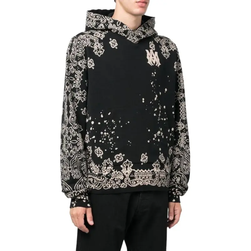 AMIRI Bandana print Hoodie-4