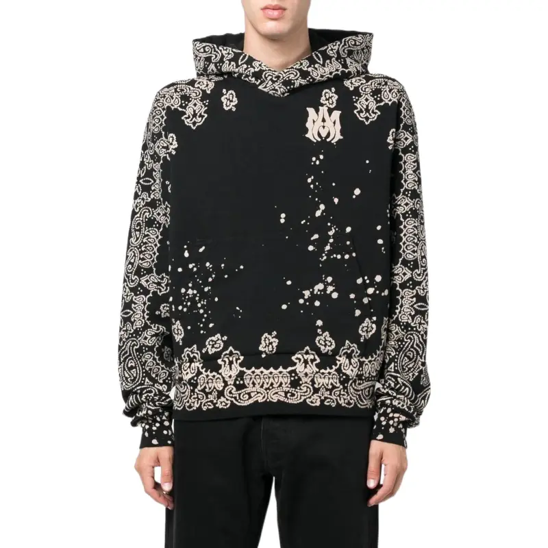 AMIRI Bandana print Hoodie-3