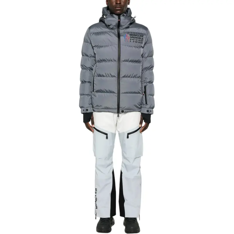 Moncler Ski Pants Men White-1