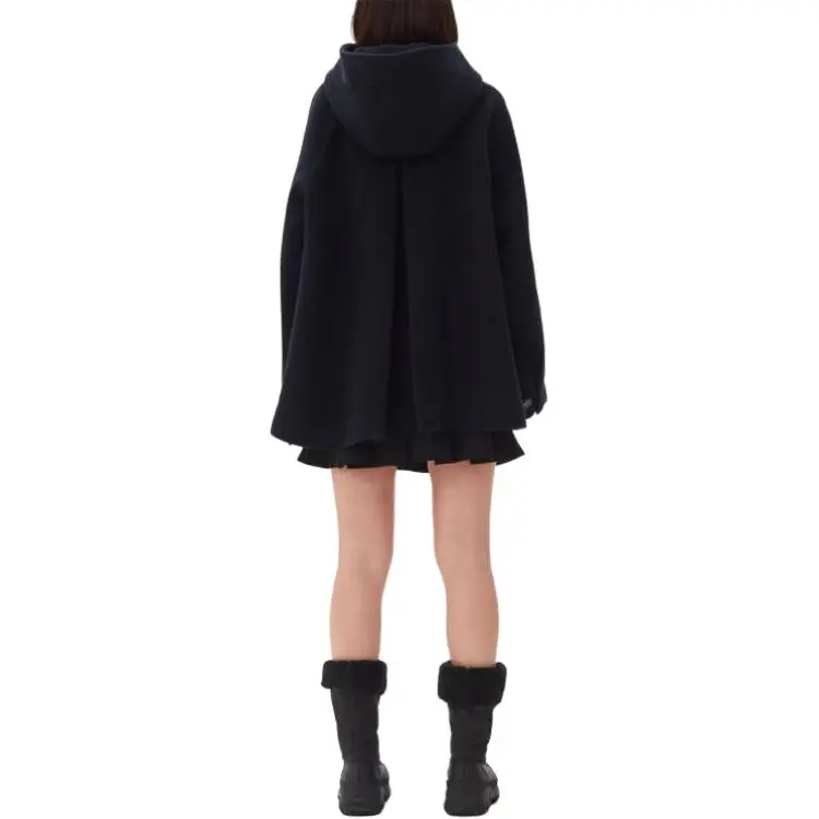 GANNI Hooded Midi Jacket-4