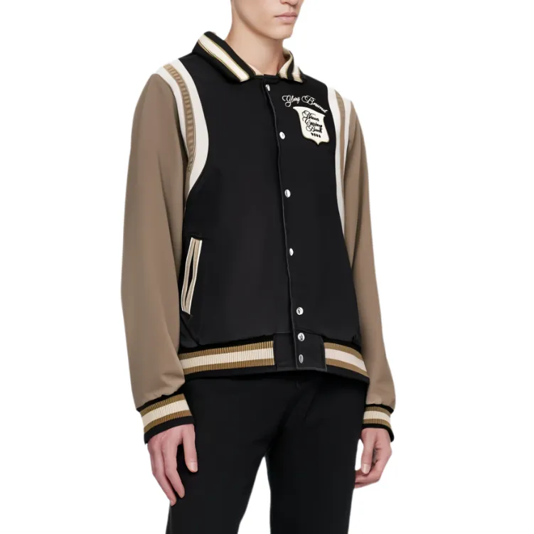 RHUDE Washed Canvas Varsity Jacket-4