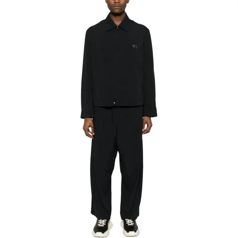 Y 3 Logo Printed Zip Up Jacket-2