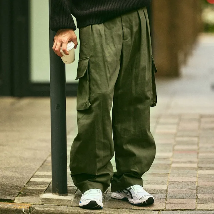 FREAK'S STORE Cargo Pants Men's Green-2