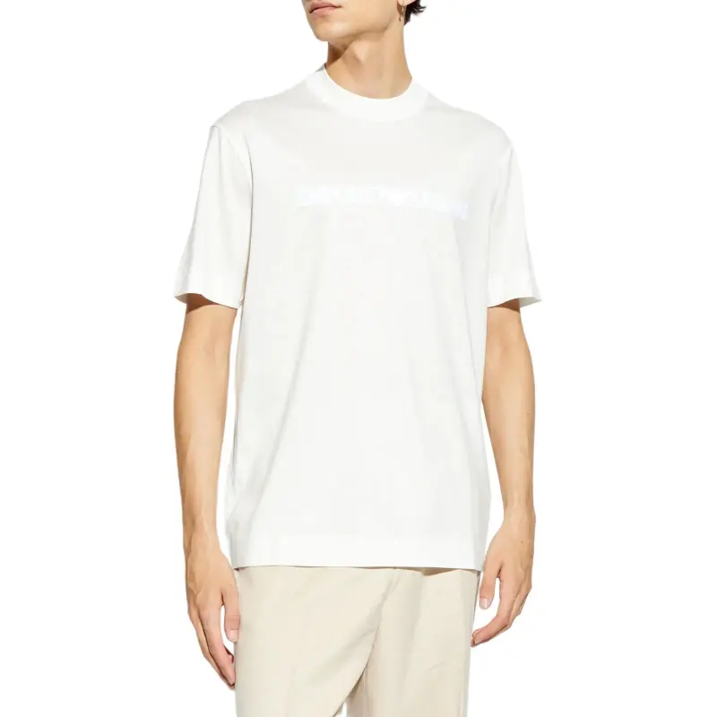 EMPORIO ARMANI Logo Patch Crewneck T Shirt-3