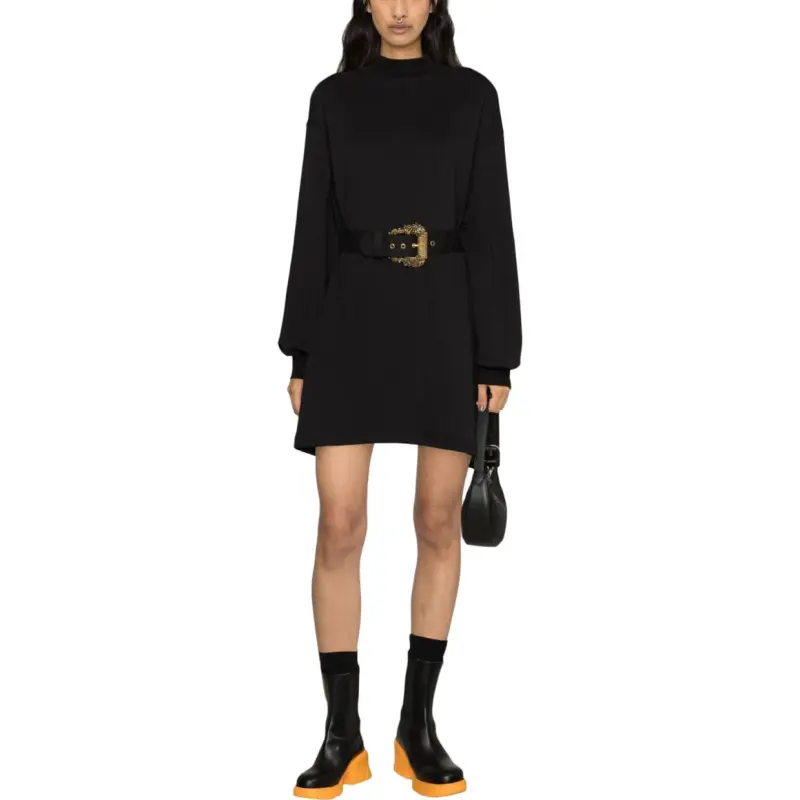 VERSACE JEANS Couture Belted Long sleeve Minidress-1