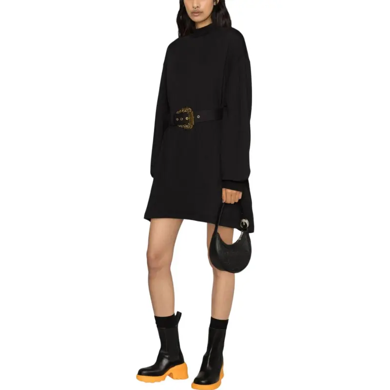 VERSACE JEANS Couture Belted Long sleeve Minidress-2