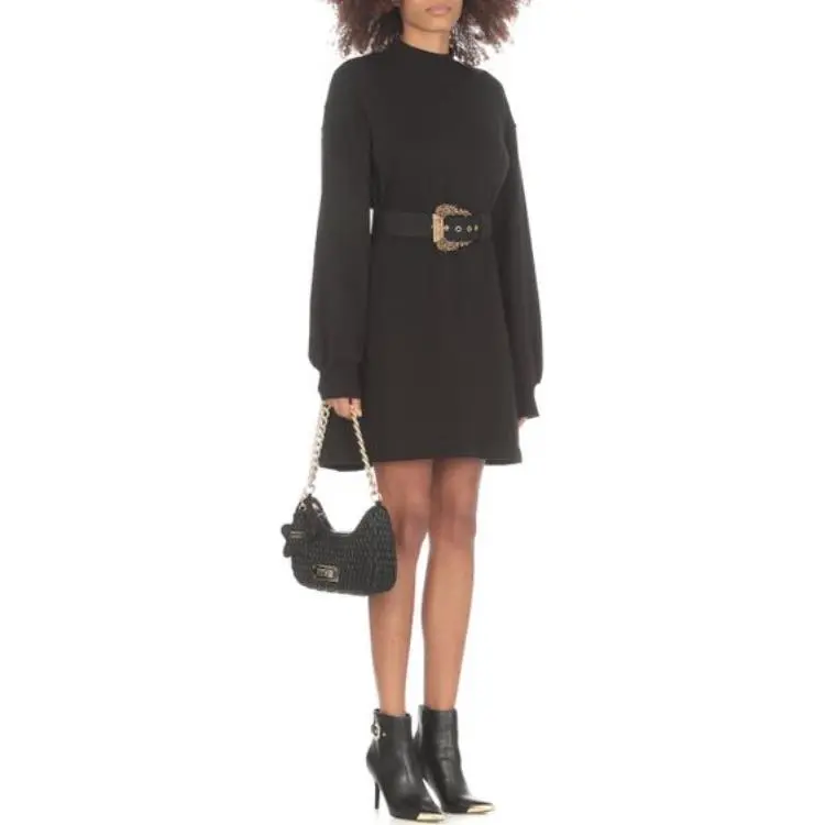 VERSACE JEANS Couture Belted Long sleeve Minidress-3