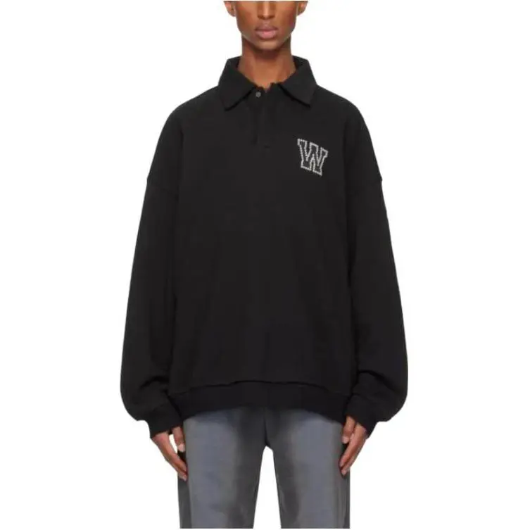 WE11DONE Polo Shirt Men's Black-2