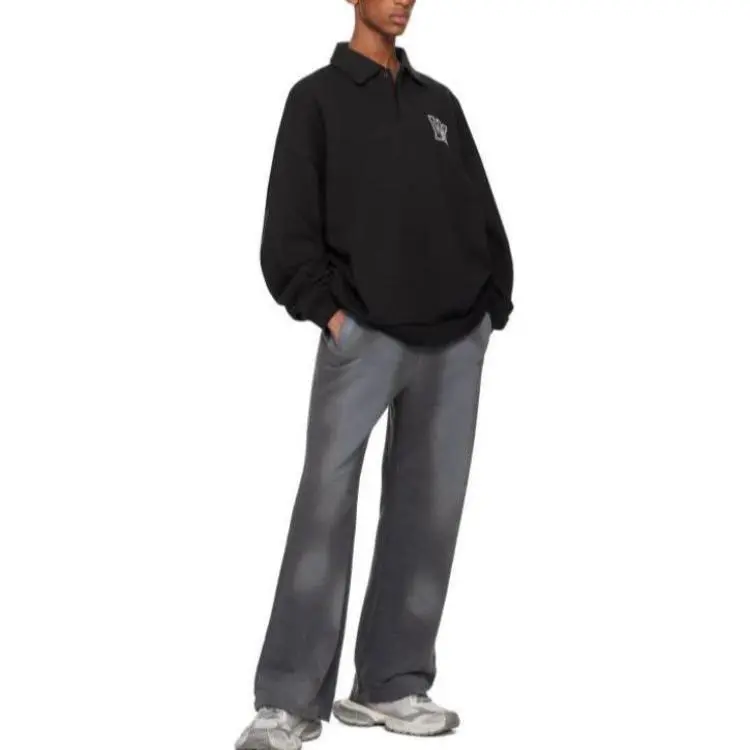 WE11DONE Polo Shirt Men's Black-1