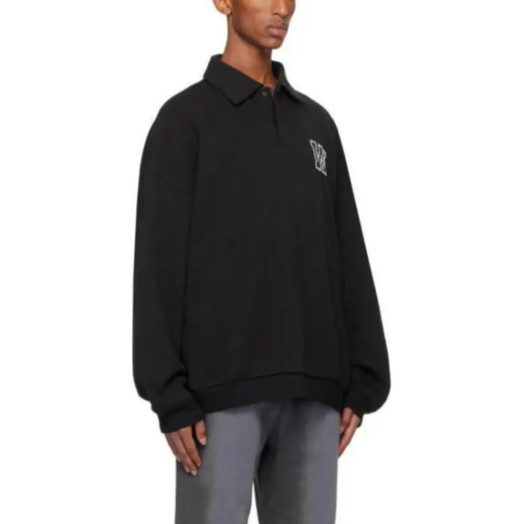 WE11DONE Polo Shirt Men's Black-3
