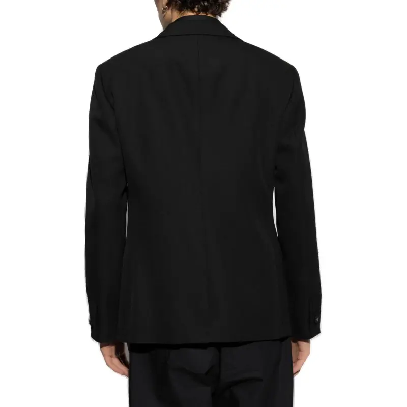 VERSACE Logo Appliqué Embellish Detailed Blazer-4