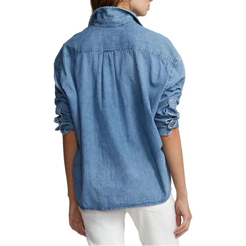 Polo Ralph Lauren Logo-embroidered Denim Shirt-4