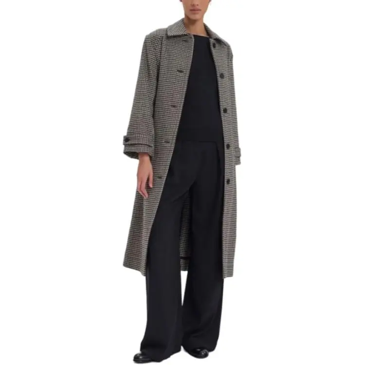 INES DE LA FRESSANGE Coat Women's Dark Umber-1