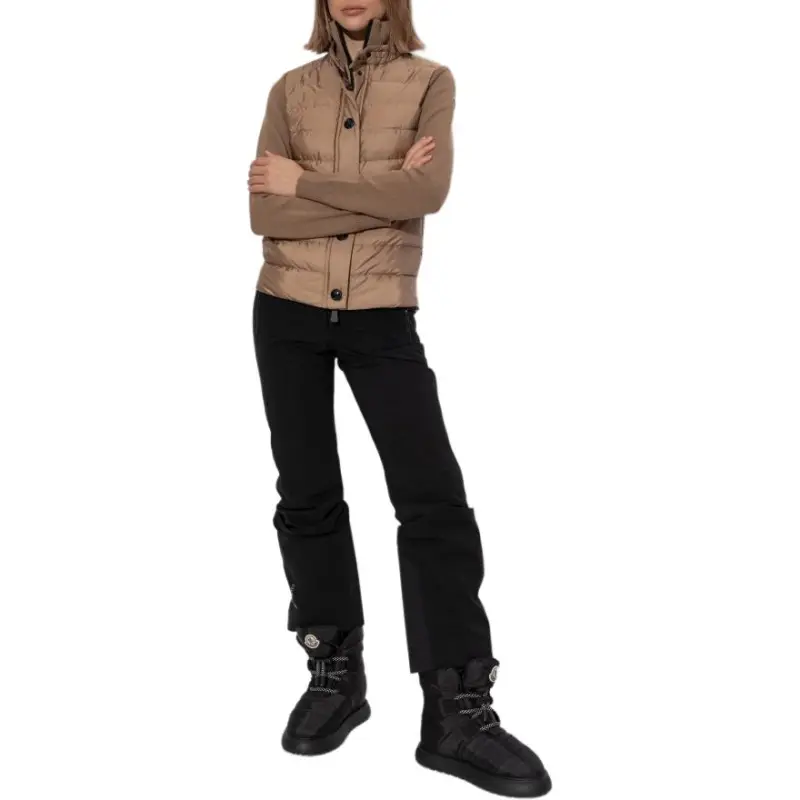 Moncler Knit Sleeved Down Cardigan-1