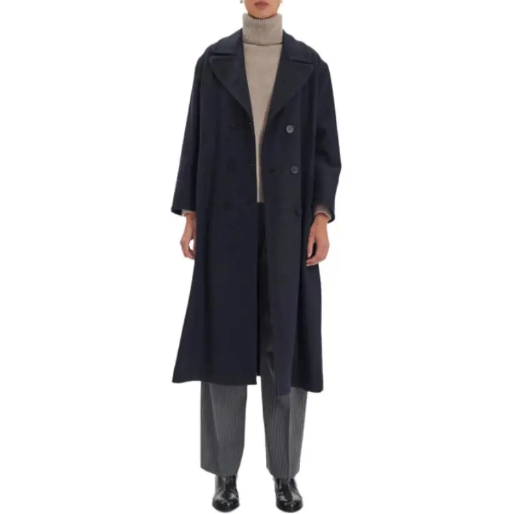 INES DE LA FRESSANGE Coat Women's Dark Blue-1