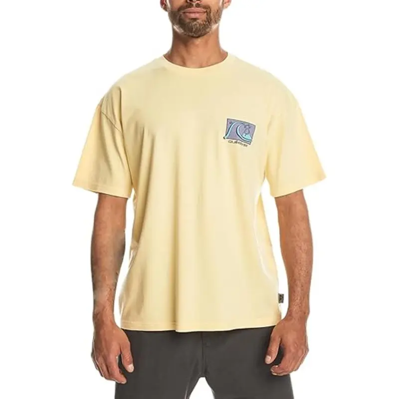 Quiksilver T Shirt Men's Yellow-3