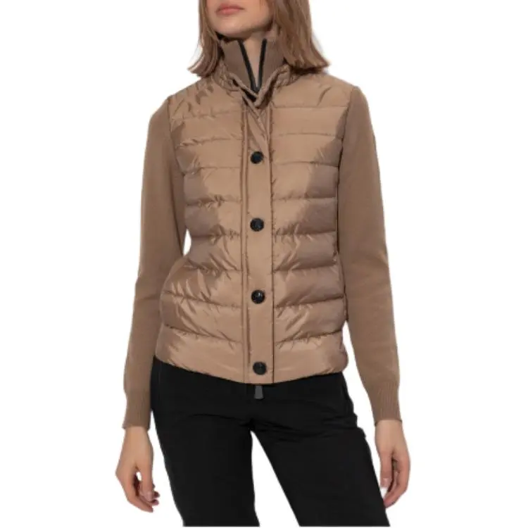 Moncler Knit Sleeved Down Cardigan-3