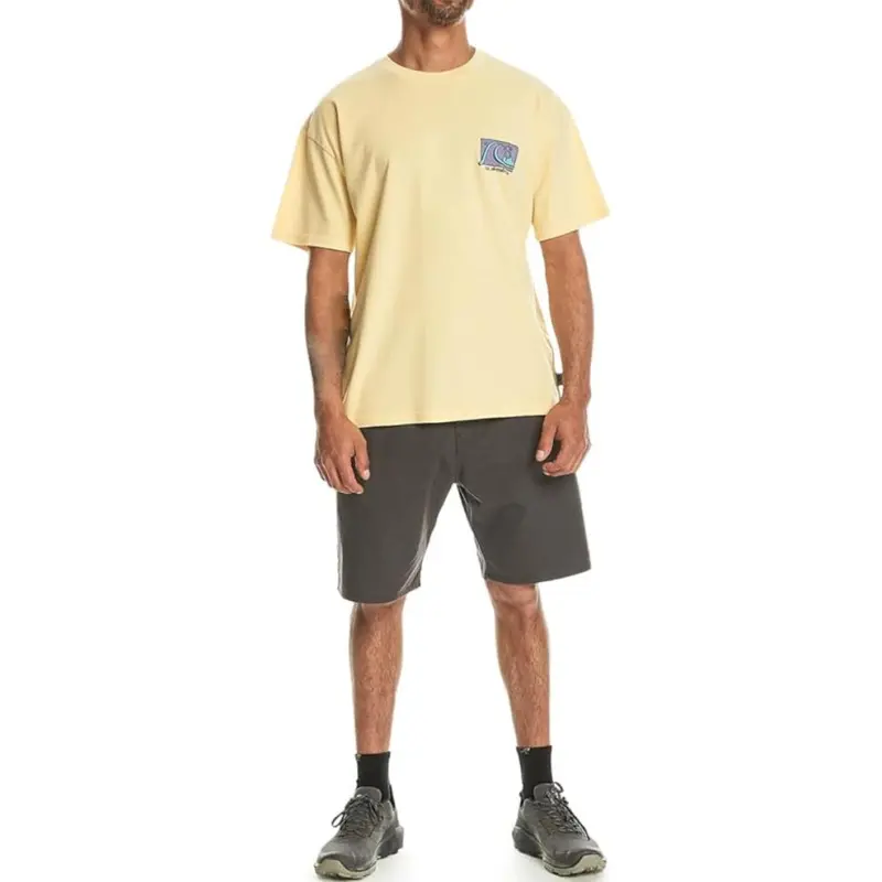 Quiksilver T Shirt Men's Yellow-2