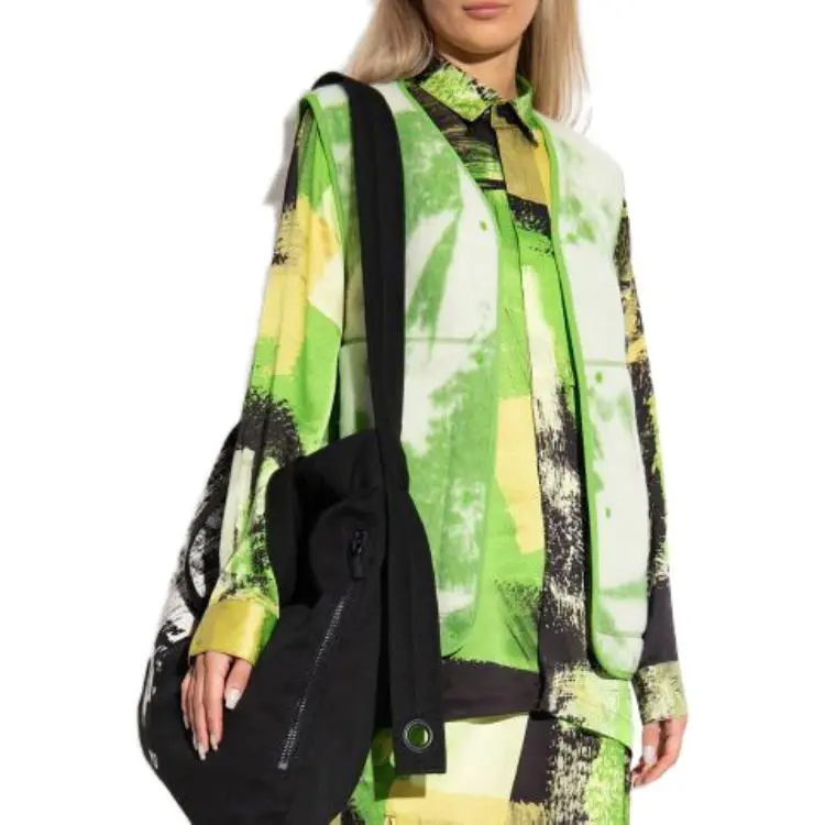 Y 3 Graphic print Felted Vest-3