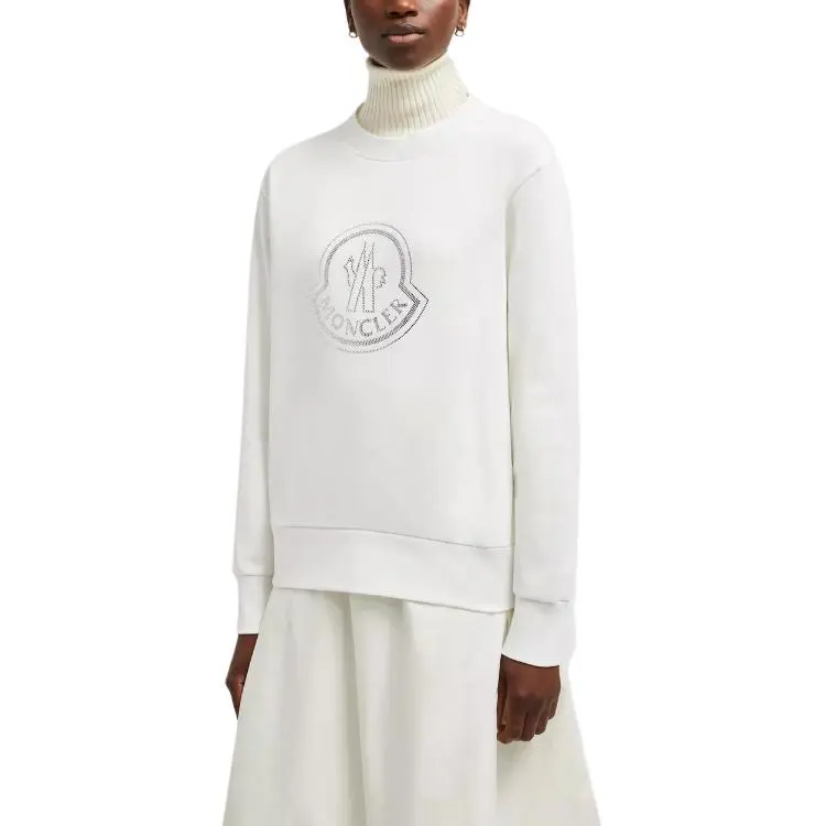 Moncler Logo Embellished Crewneck Sweatshirt-3