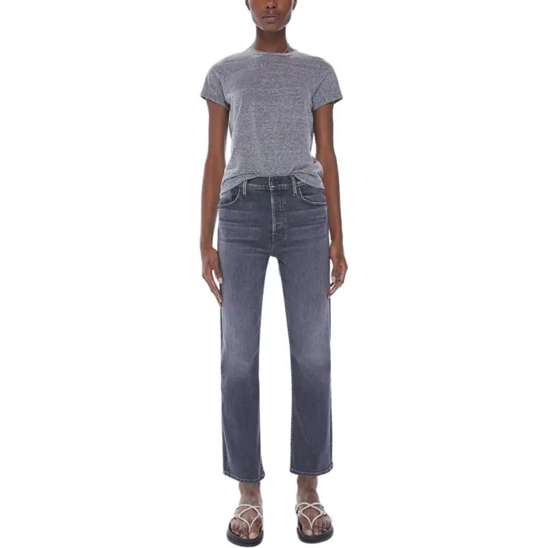 MOTHER The Tomcat High Waist Cropped Jeans-2
