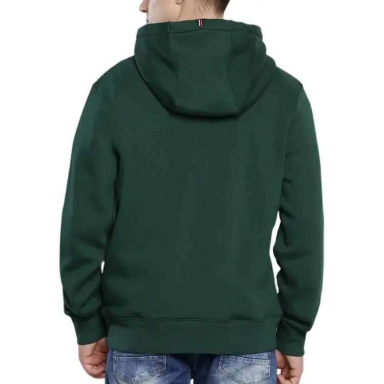 Tommy Hilfiger FW23 Flag Logo Zip Hoodie Hoodies Sweatshirt Men's Green-4