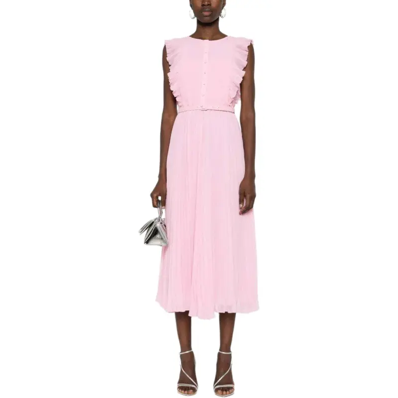 Self-portrait Chiffon Tunic Midi Dress-2