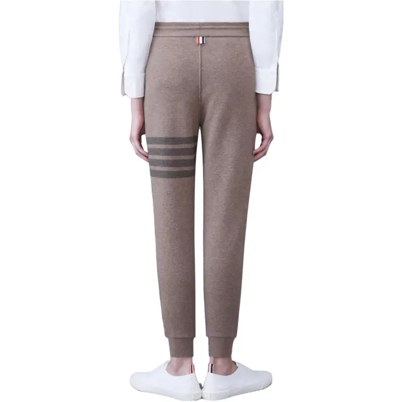 Thom E Four Bar Drawstring Joggers-4