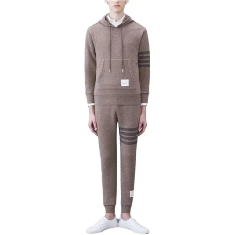 Thom E Four Bar Drawstring Joggers-2