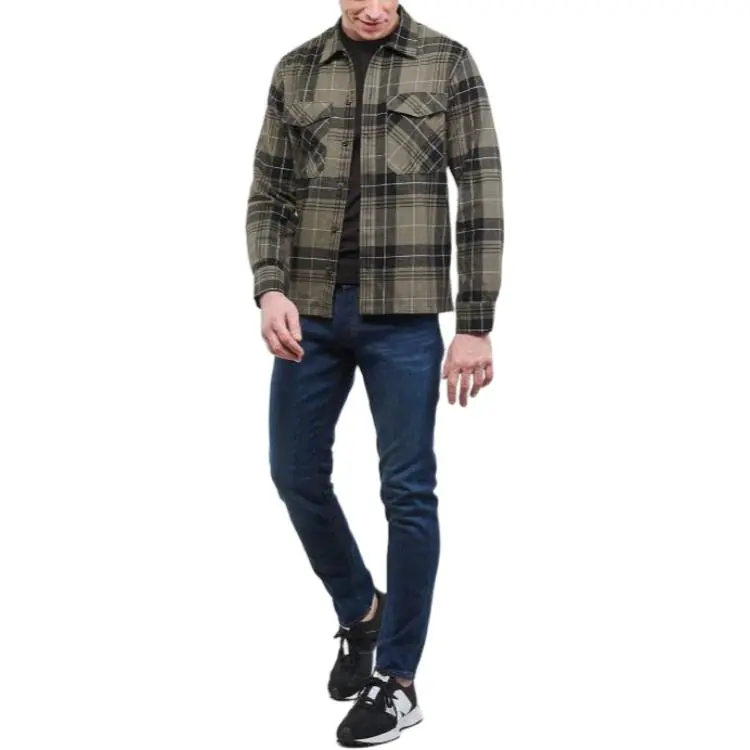 JACK&JONES Shirts Men Gray-1