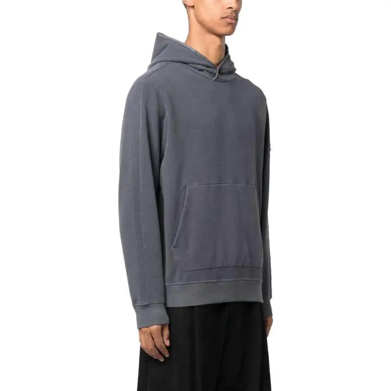 STONE ISLAND Compass Logo patch Cotton Hoodie-4