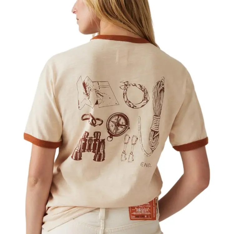 Levi's x END T Shirt Unisex Light Umber-4