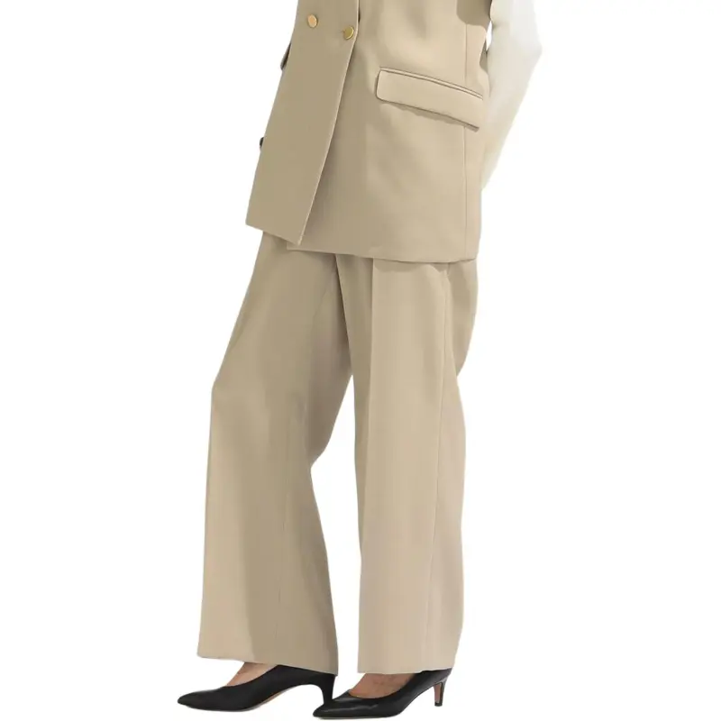 Beams Casual Pants Women's Beige Umber-4