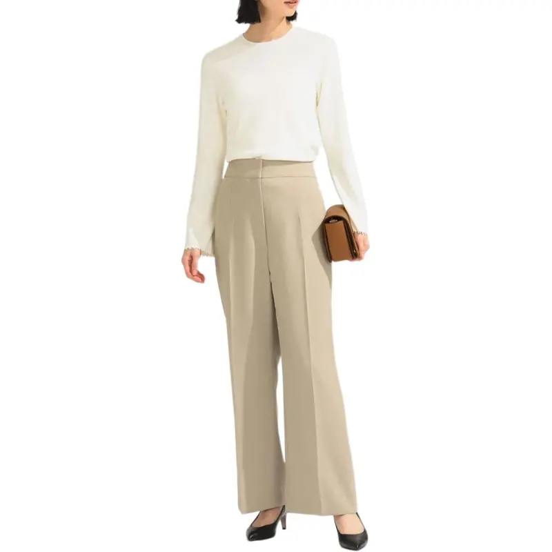 Beams Casual Pants Women's Beige Umber-2