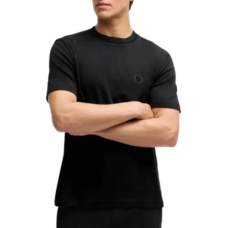 HUGO BOSS Double B monogram Cotton T shirt-2