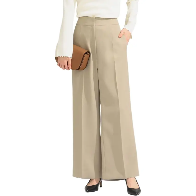 Beams Casual Pants Women's Beige Umber-3