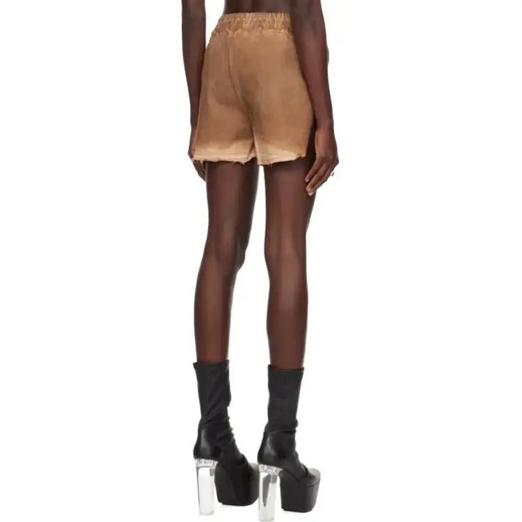 RICK OWENS Gabe Boxers Denim Shorts-4