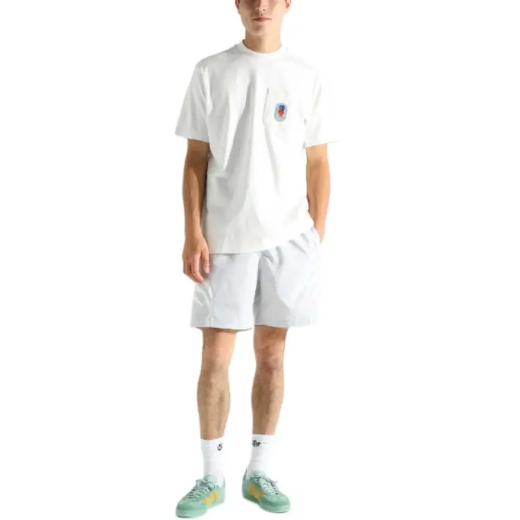 Adidas Logo Embroidered Shorts-2