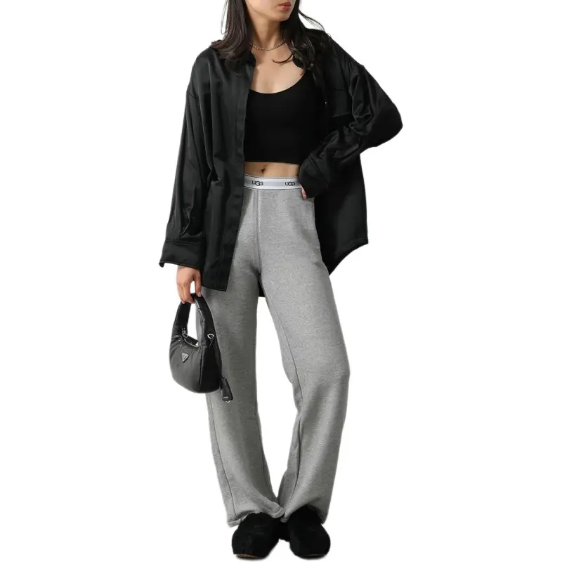 UGG Knitted Sports Pants Women's Gray-1