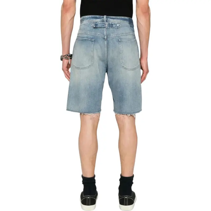 Maison Margiela Denim Cut Off Shorts-3