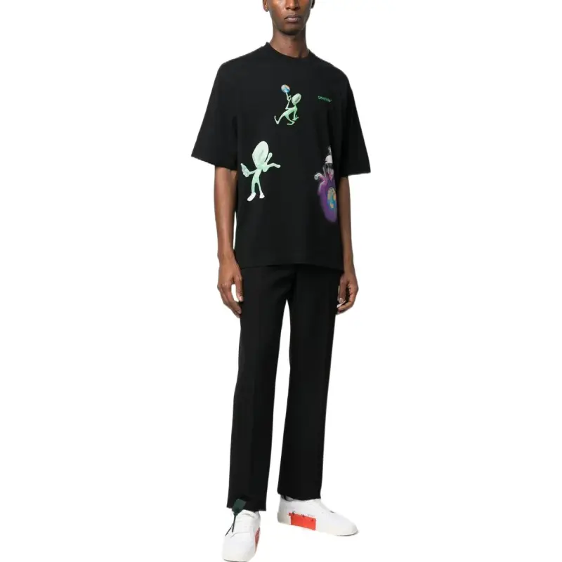OFF WHITE T Shirts Men Black-1