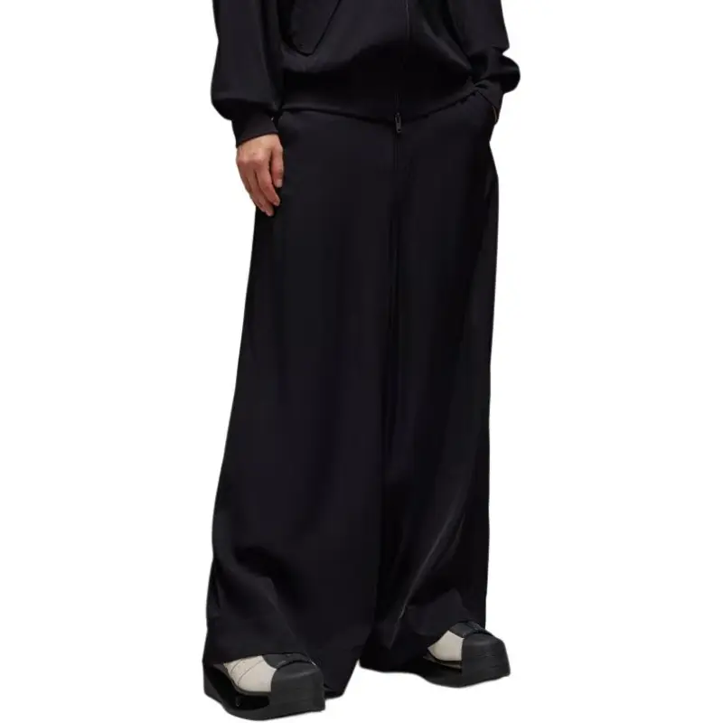 Y 3 Free Shipping With AdiClub Y 3 Rayon Twill Wide Pants-2