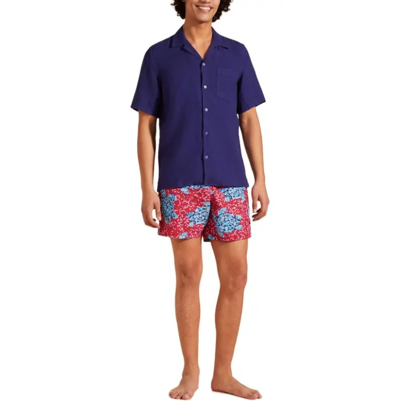 Vilebrequin Short sleeve Linen Shirt-2